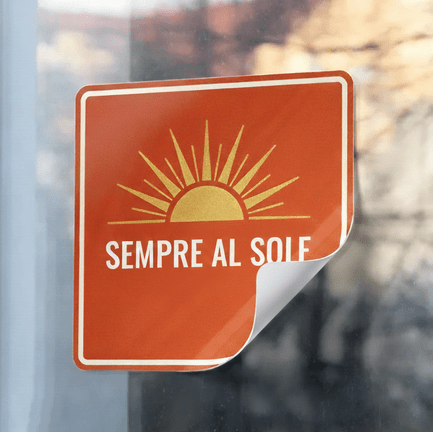 ADESIVI PER VETRINE